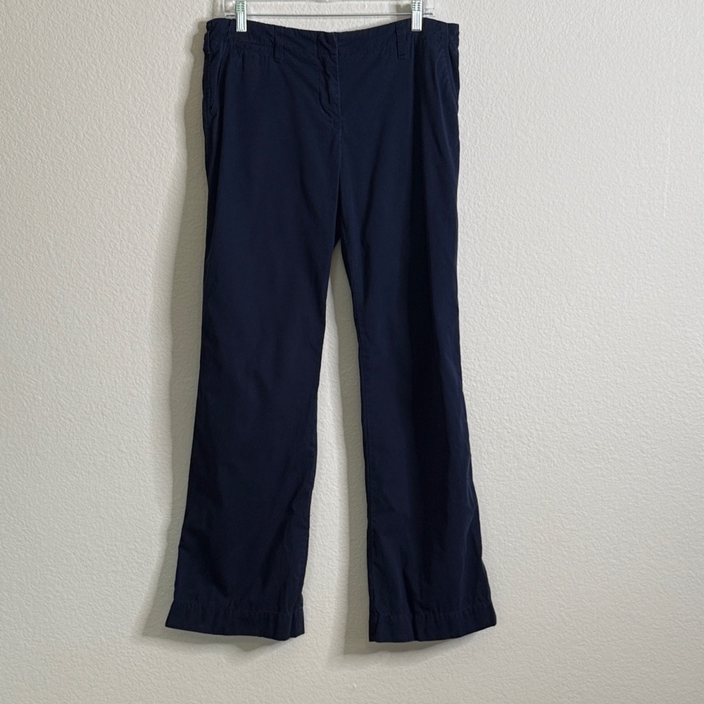 J. Crew city fit chino navy blue trousers women’s 10